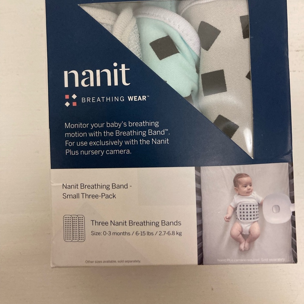NIB Nanit Starter Pack. Band detects baby’s breathing in any sleep position